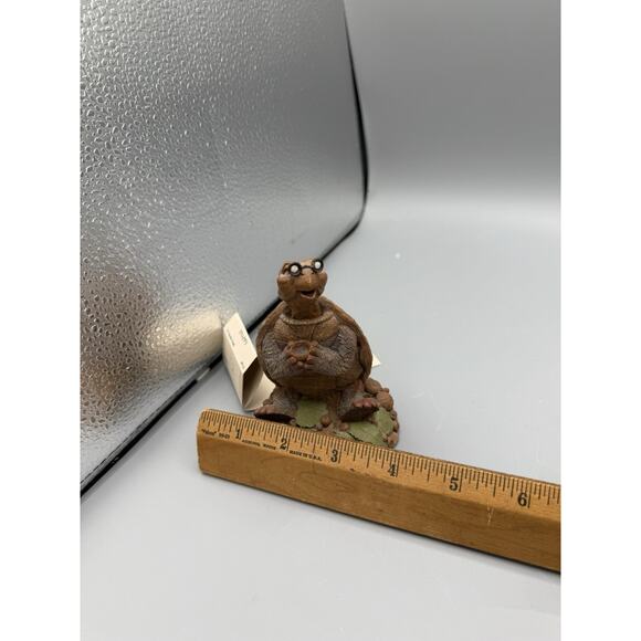 Snappy the Tortoise Figurine #9133 Timothy Wolfe 1993 Forest Guardian Spirits - Picture 7 of 8